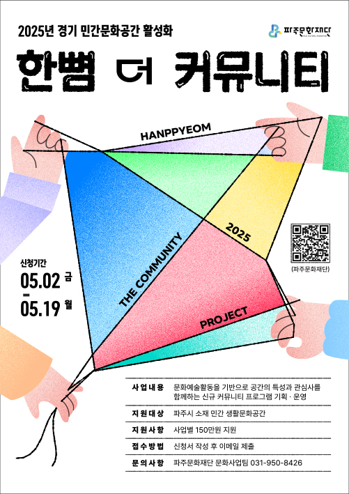 2025 경기 민간문화공간 활성화 사업 <한뼘 더 커뮤니티> 공모 리스트 이미지